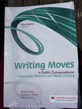 Writing Moves Textbook Third Edition